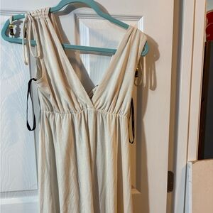 Baby Phat Elegant Cream Sleeveless Dress